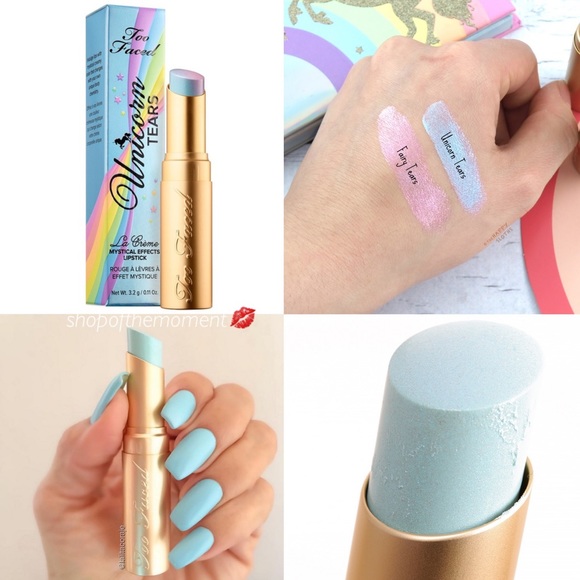 new Too Faced ☻ Mystical Lipstick ☻ Unicorn Tears - Picture 2 of 10